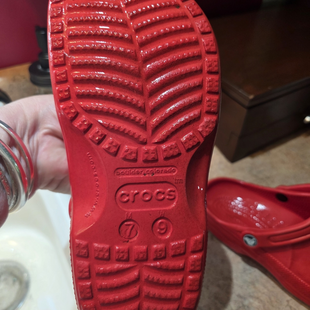 Crocs Red Clogs - Picture 2 of 3